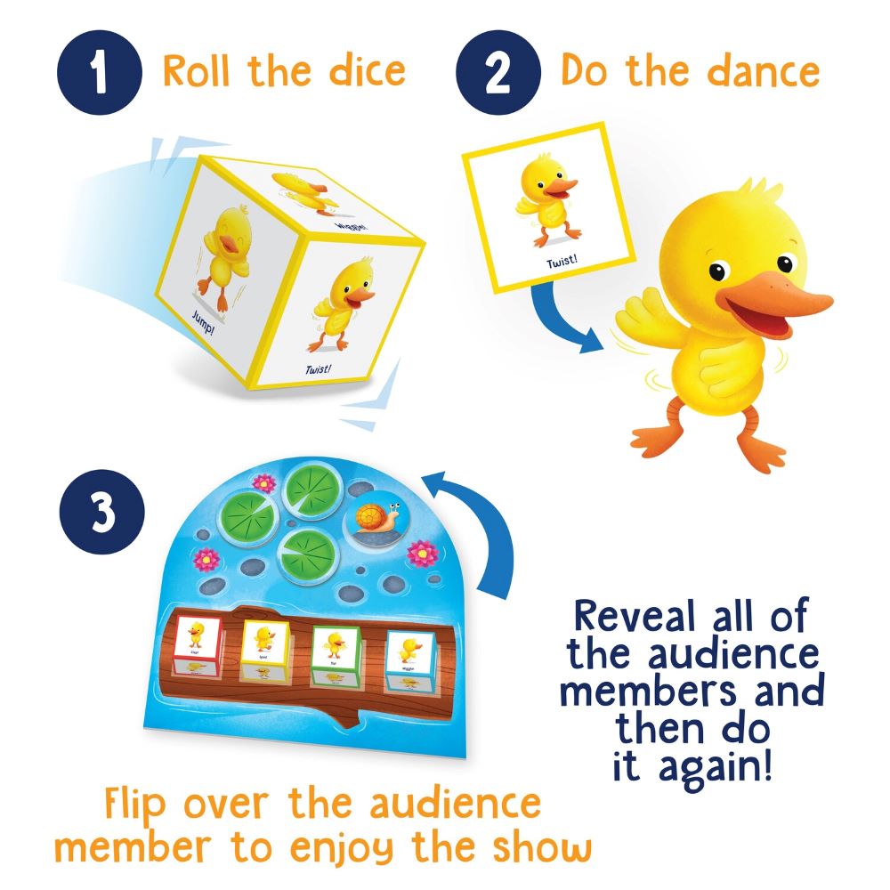 Peaceable Kingdom Toddler Game - Duck, Duck Dance Game