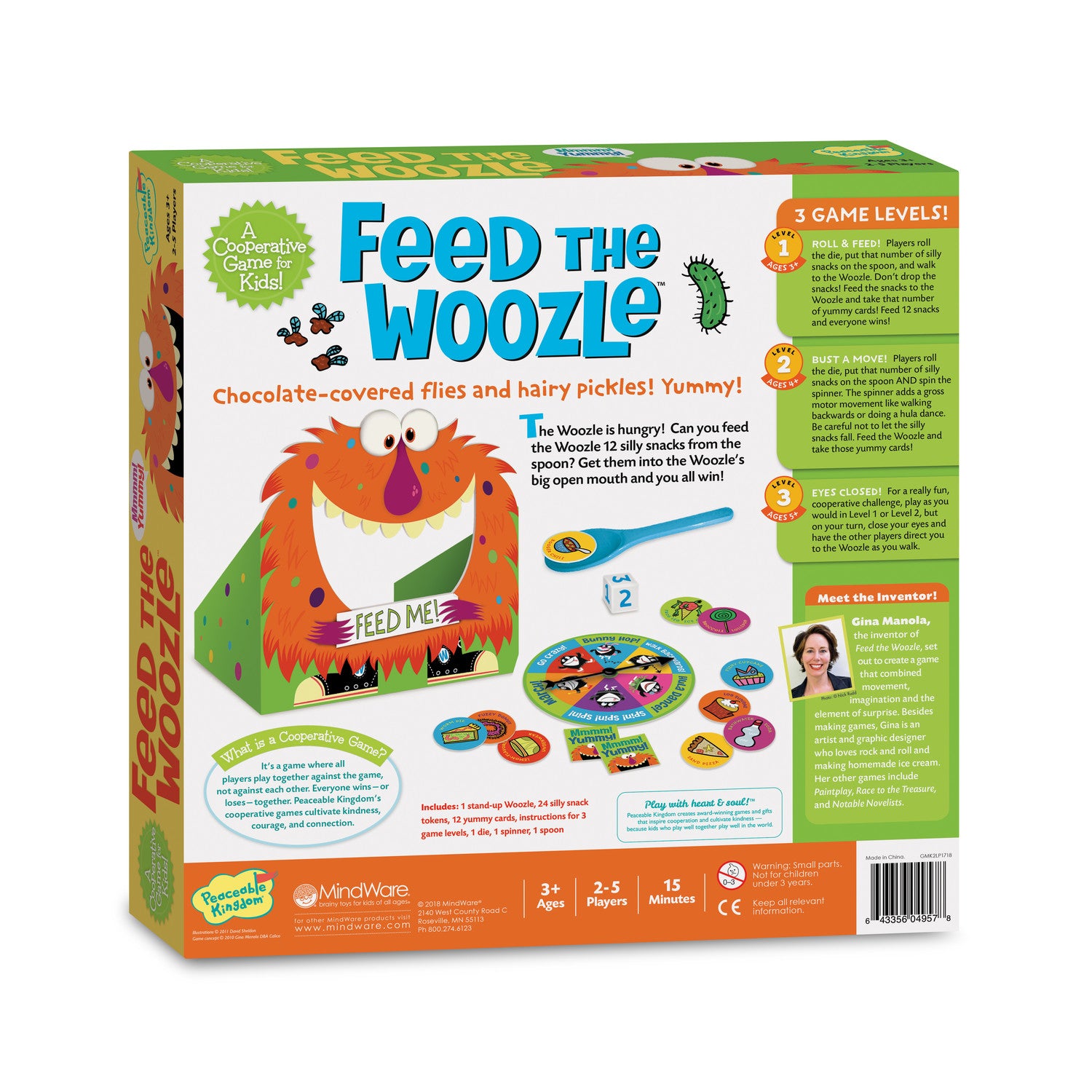 Peaceable Kingdom Cooperative Game - Feed The Woozle