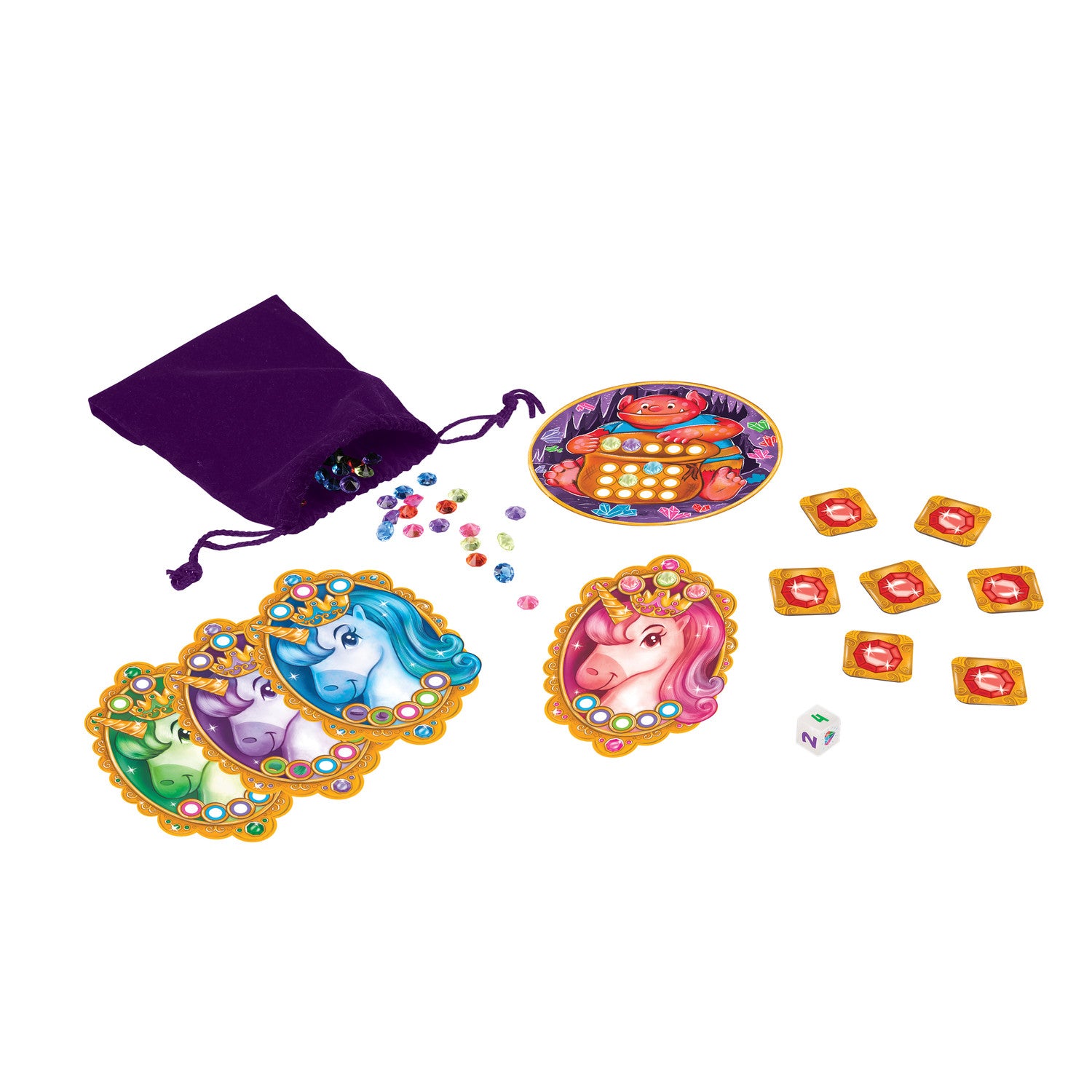 Peaceable Kingdom Cooperative Game - Share & Sparkle Unicorns