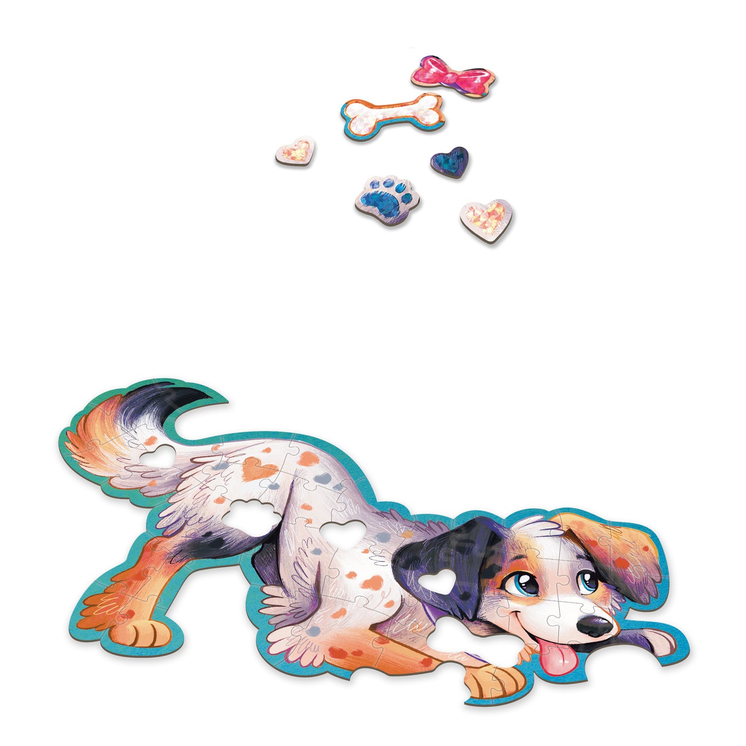 Peaceable Kingdom Shiny Puppy Floor Puzzle