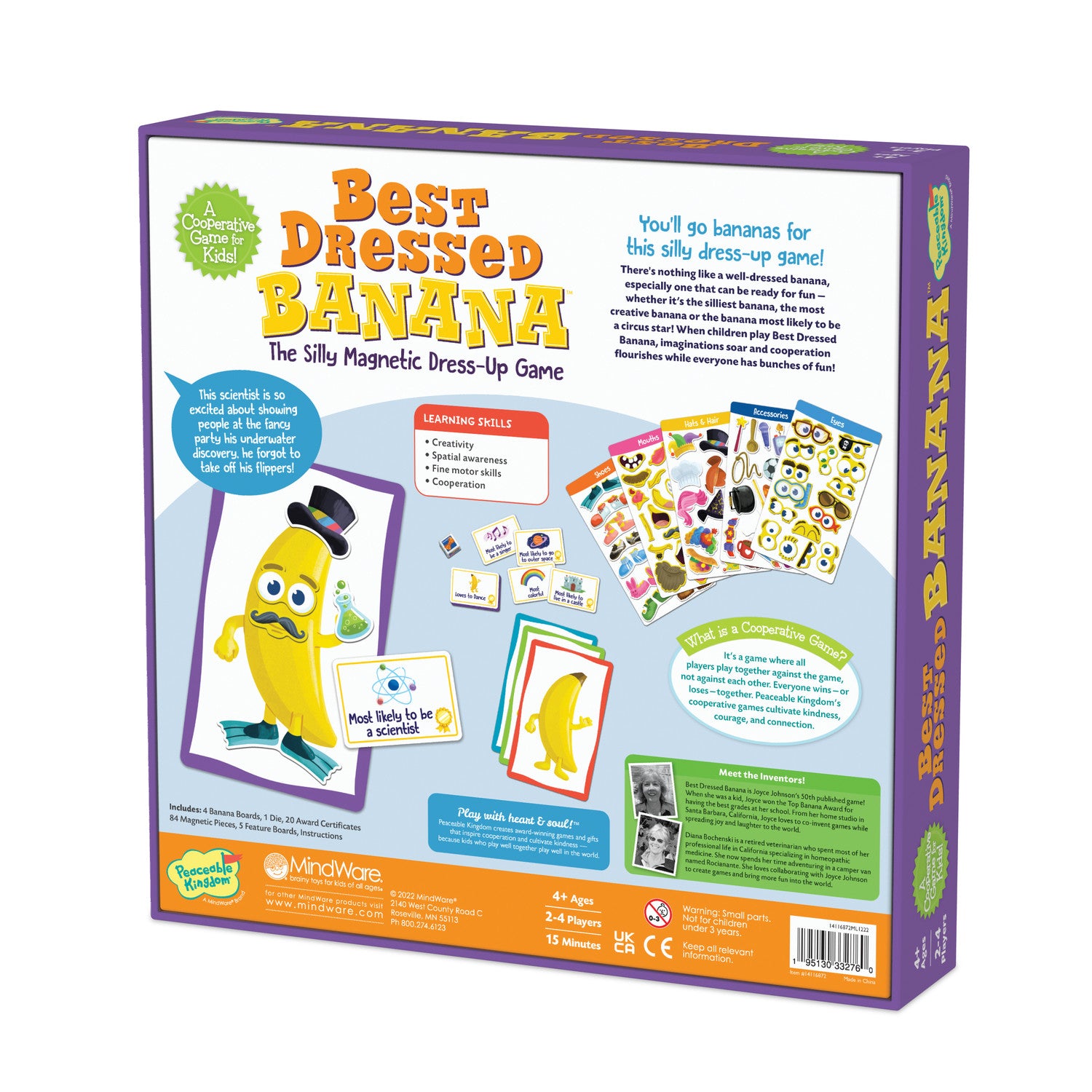Peaceable Kingdom Cooperative Game - Best Dressed Banana