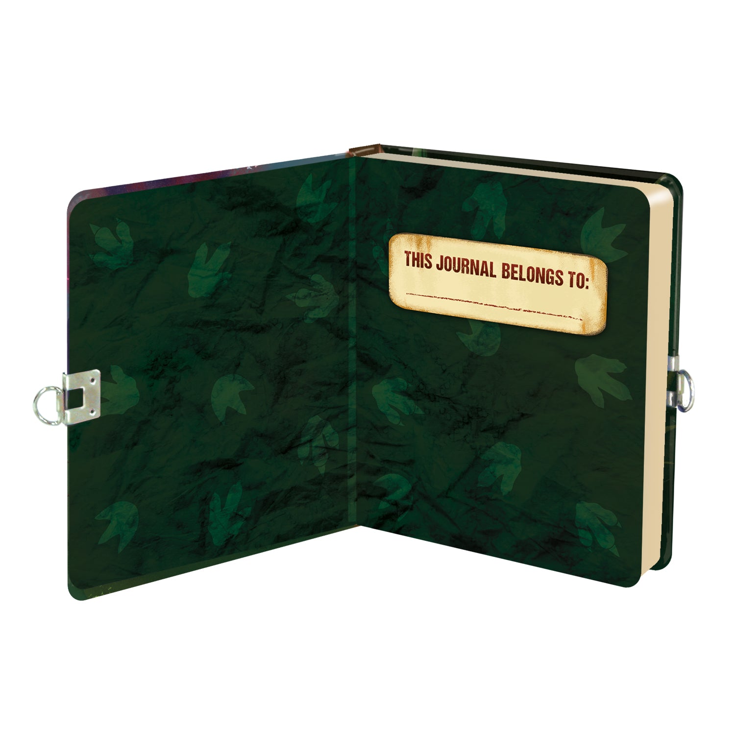 Peaceable Kingdom Lock & Key Diary - Dinosaur Glow in the Dark