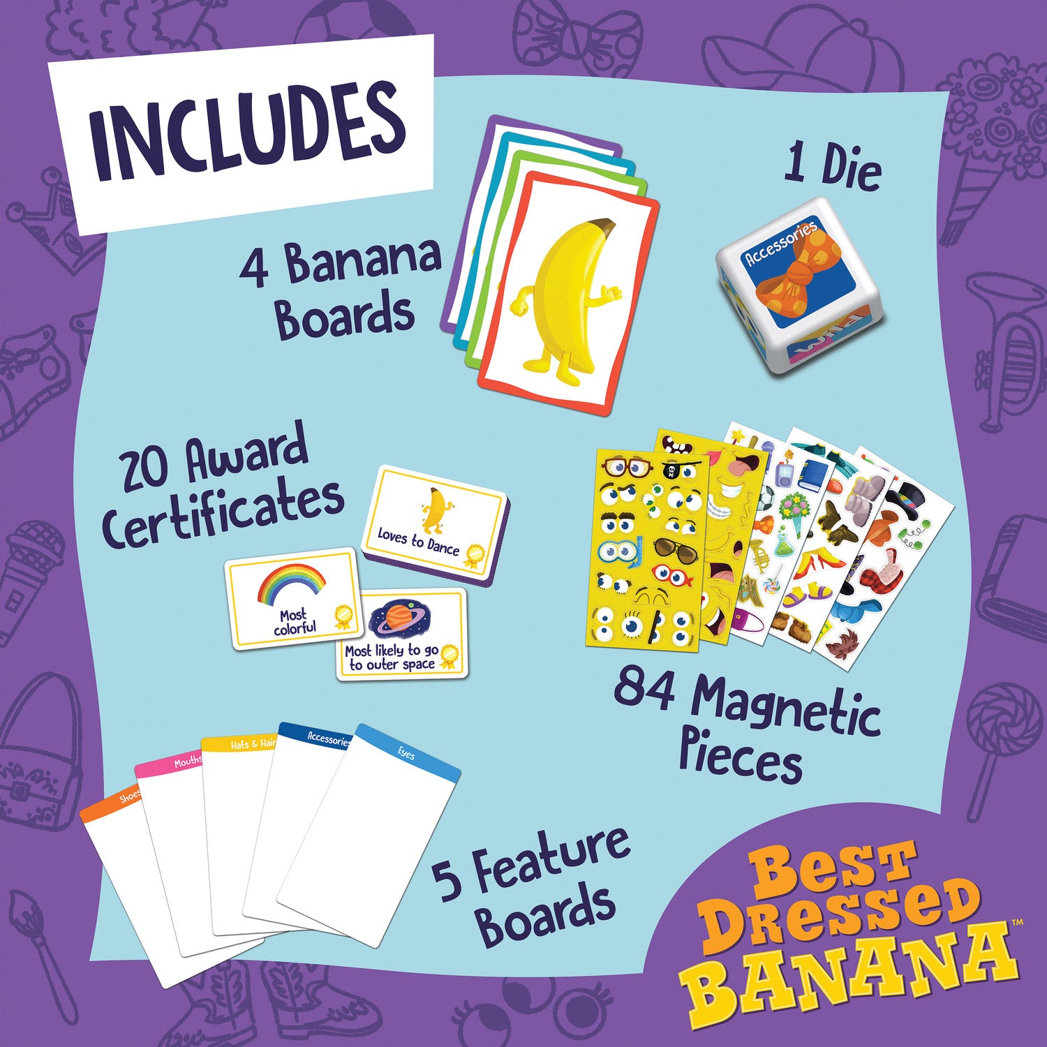 Peaceable Kingdom Cooperative Game - Best Dressed Banana