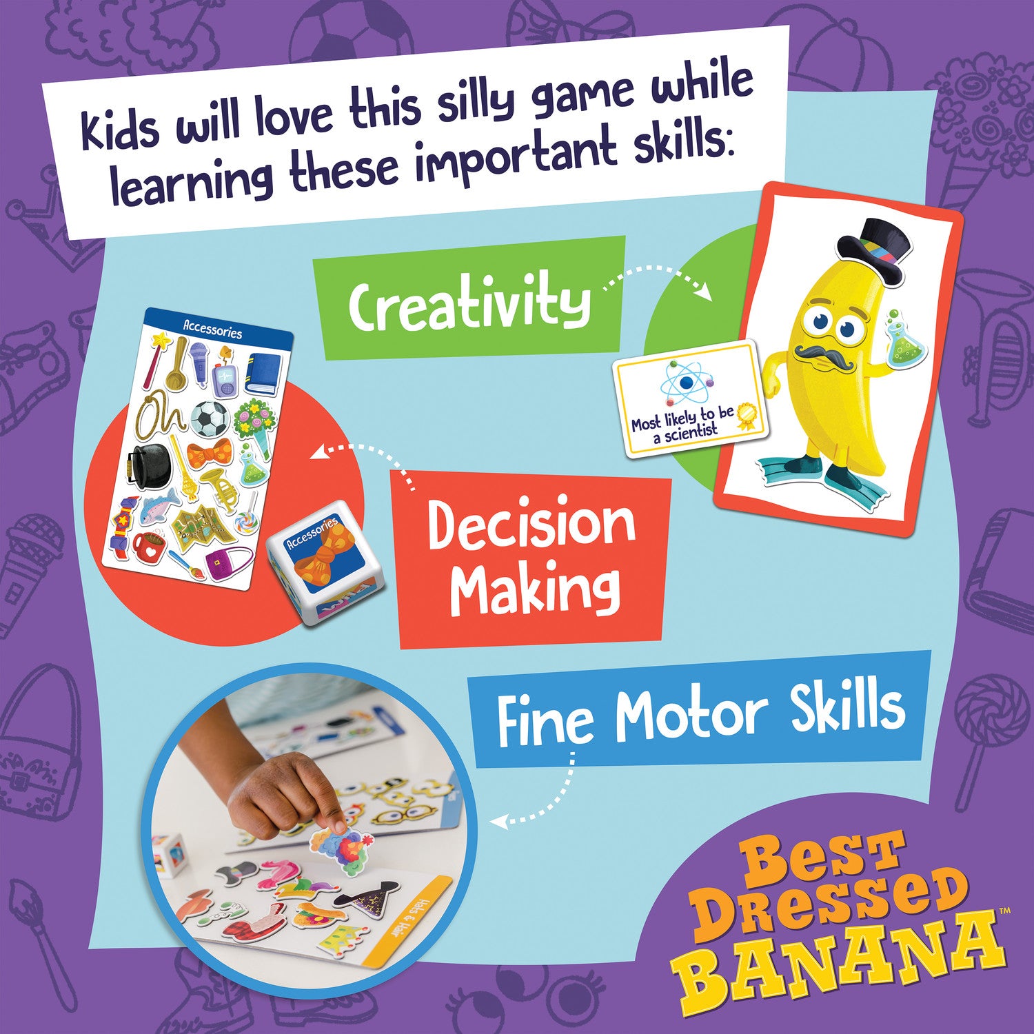 Peaceable Kingdom Cooperative Game - Best Dressed Banana