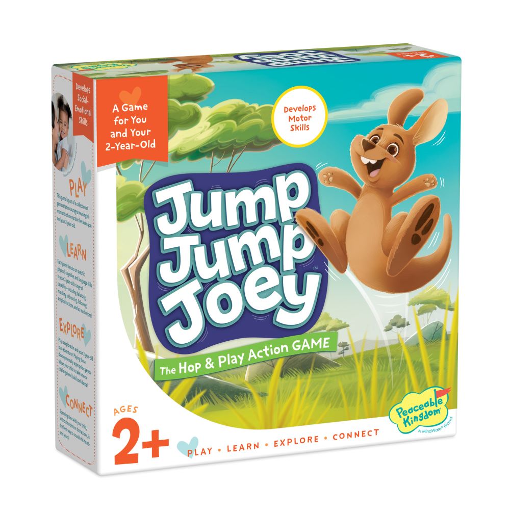 Peaceable Kingdom Toddler Game - Jump Jump Joey