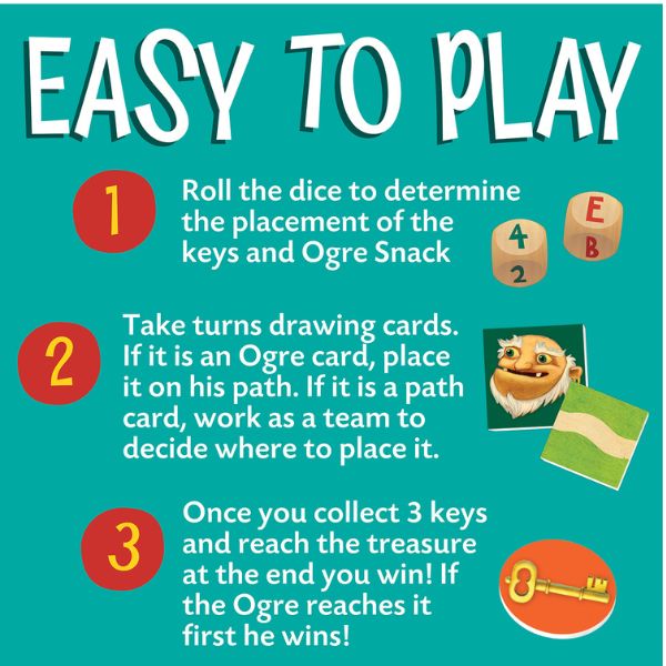 Peaceable Kingdom Cooperative Game - Race To The Treasure