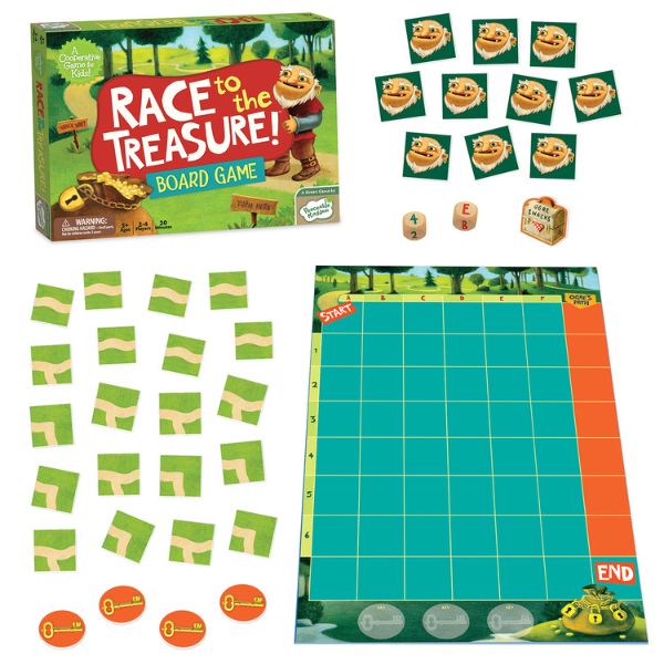 Peaceable Kingdom Cooperative Game - Race To The Treasure