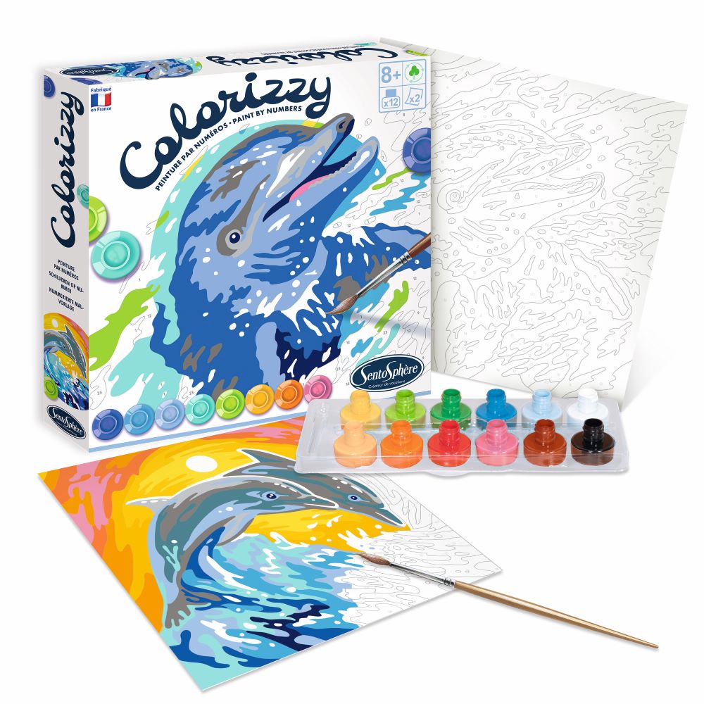 Colorizzy Paint By Numbers - Dolphins