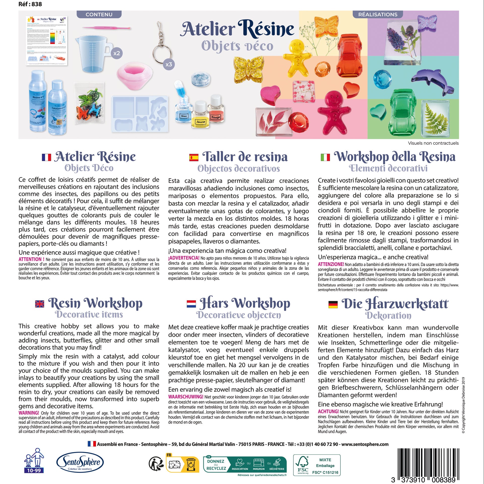 Sentosphère Resin Workshop