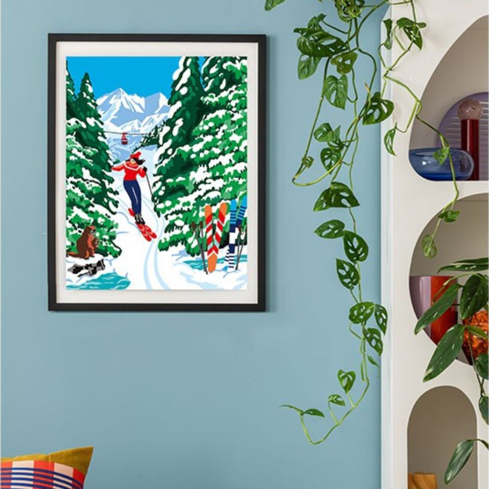 Sentosphere Painting By Numbers - Artist's Palette - In The Alps