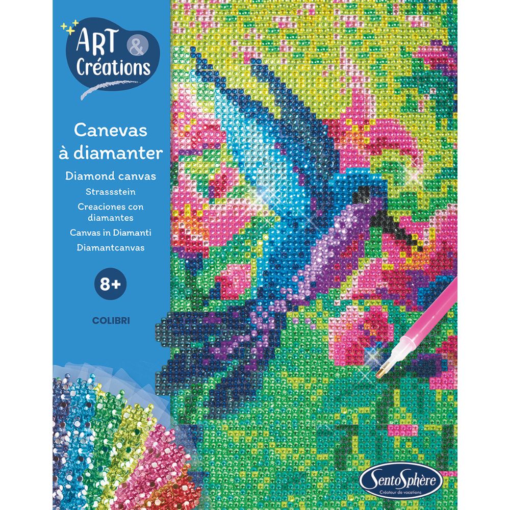 Sentosphère Diamond Art Craft Kit - Hummingbird