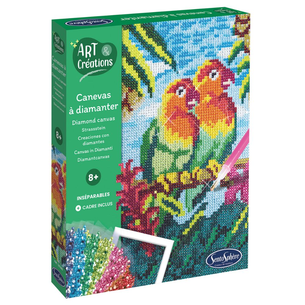 Sentosphère Diamond Art Craft Kit - Lovebirds