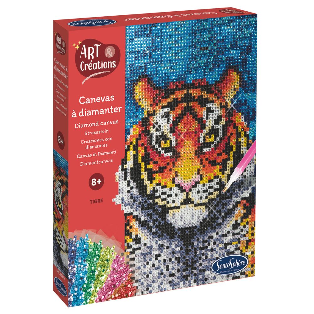 Sentosphère Diamond Art Craft Kit - Tiger