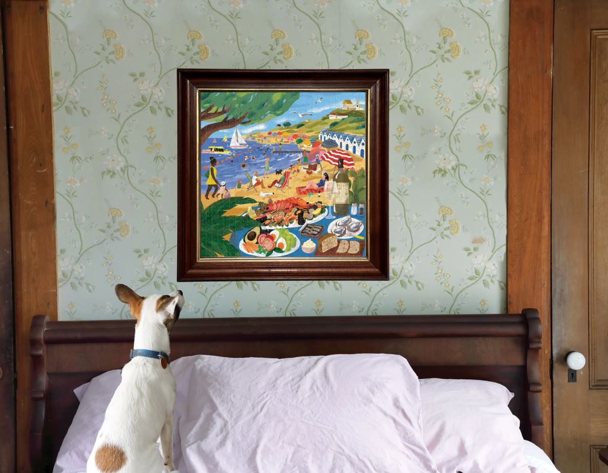 eeBoo 1000 Piece Jigsaw Puzzle - Beach Umbrellas image 3