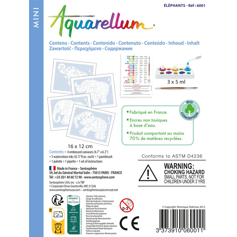Painting Kits for Kids - Aquarellum Elephants - Small image 2
