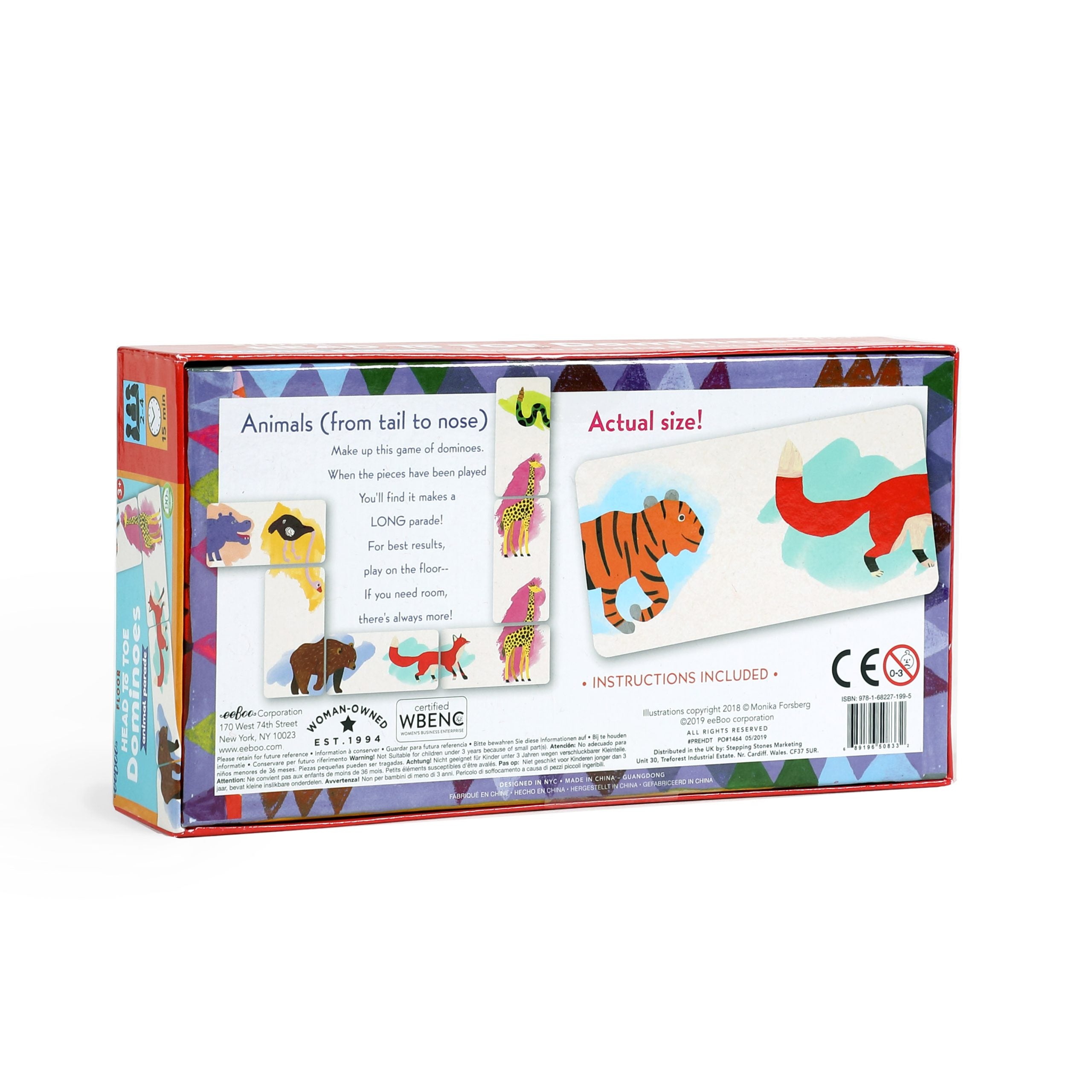 eeBoo Dominoes - Head To Toe image 3