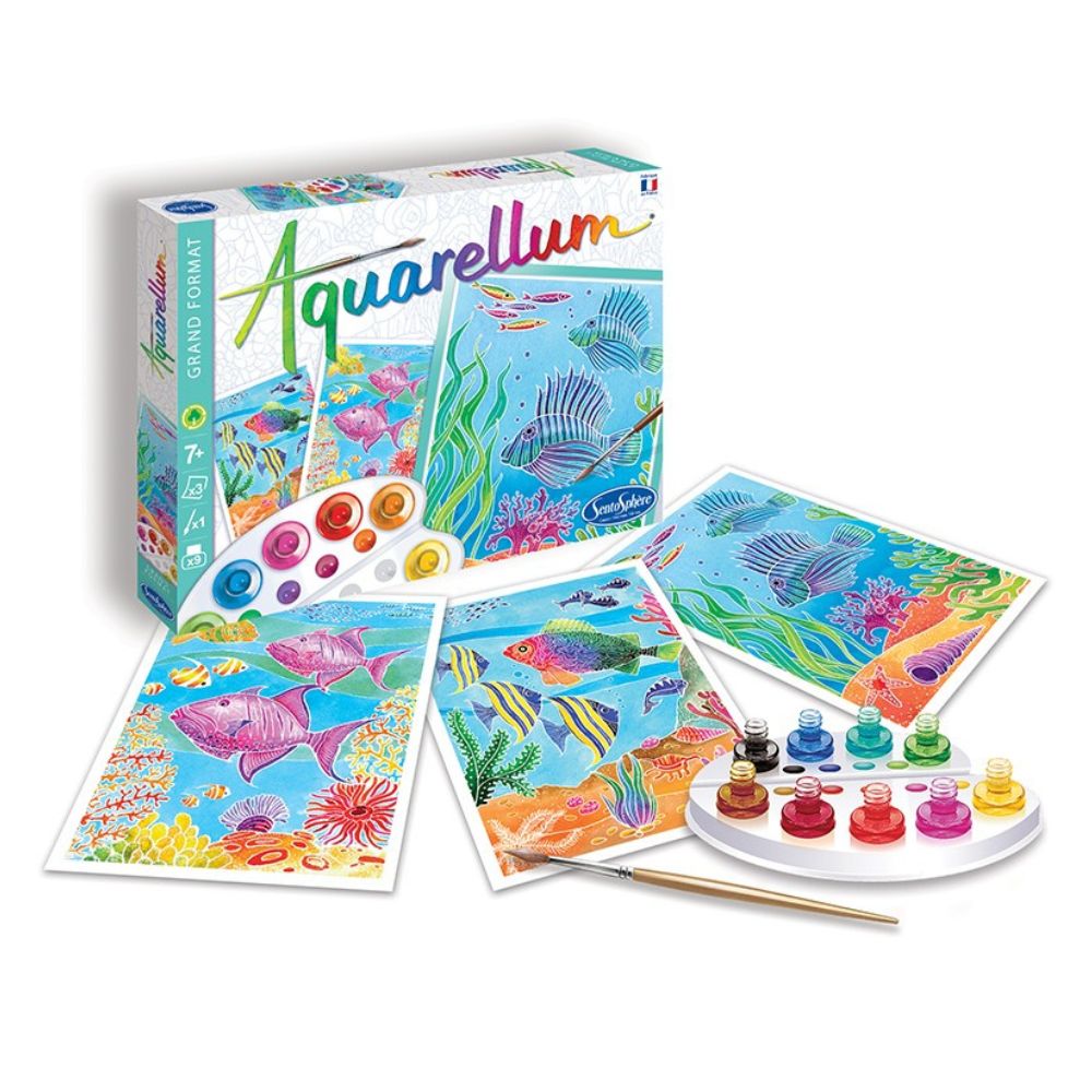 Paint By Numbers - Aquarellum Coral Reefs - Large image 1
