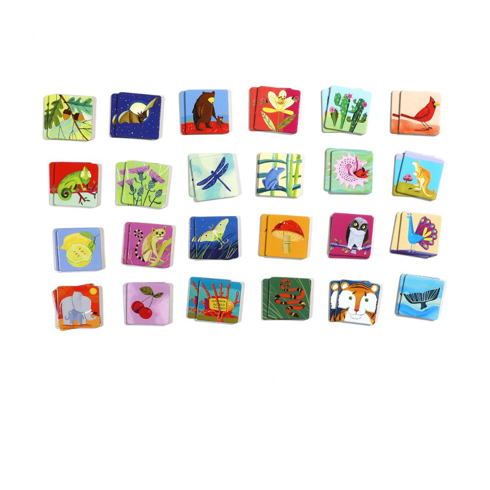 eeboo Memory & Matching Game - Life On Earth image 2