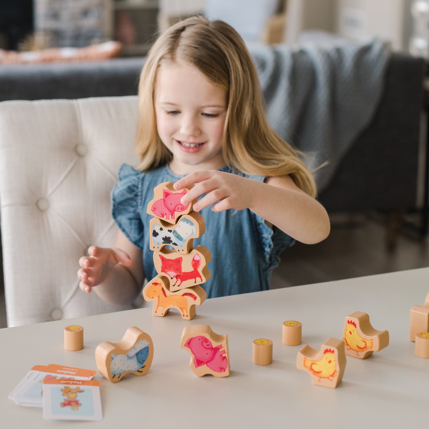 Stacking Game - Peaceable Kingdom Stack Your Chickens image 4