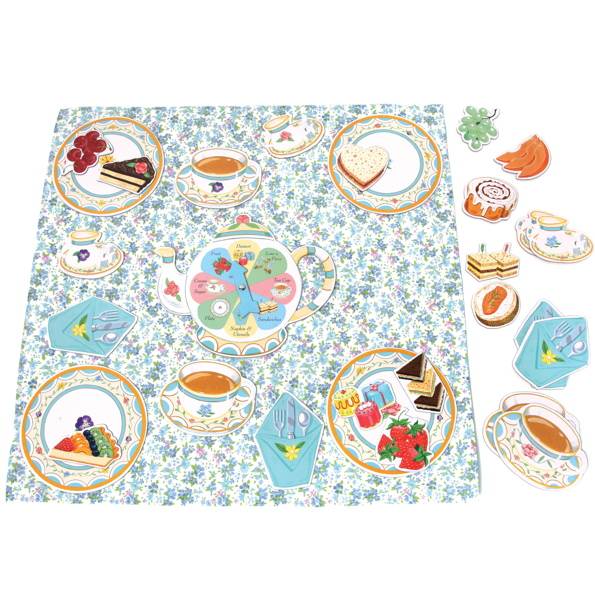 eeBoo Spinner Game - Tea Party image 1