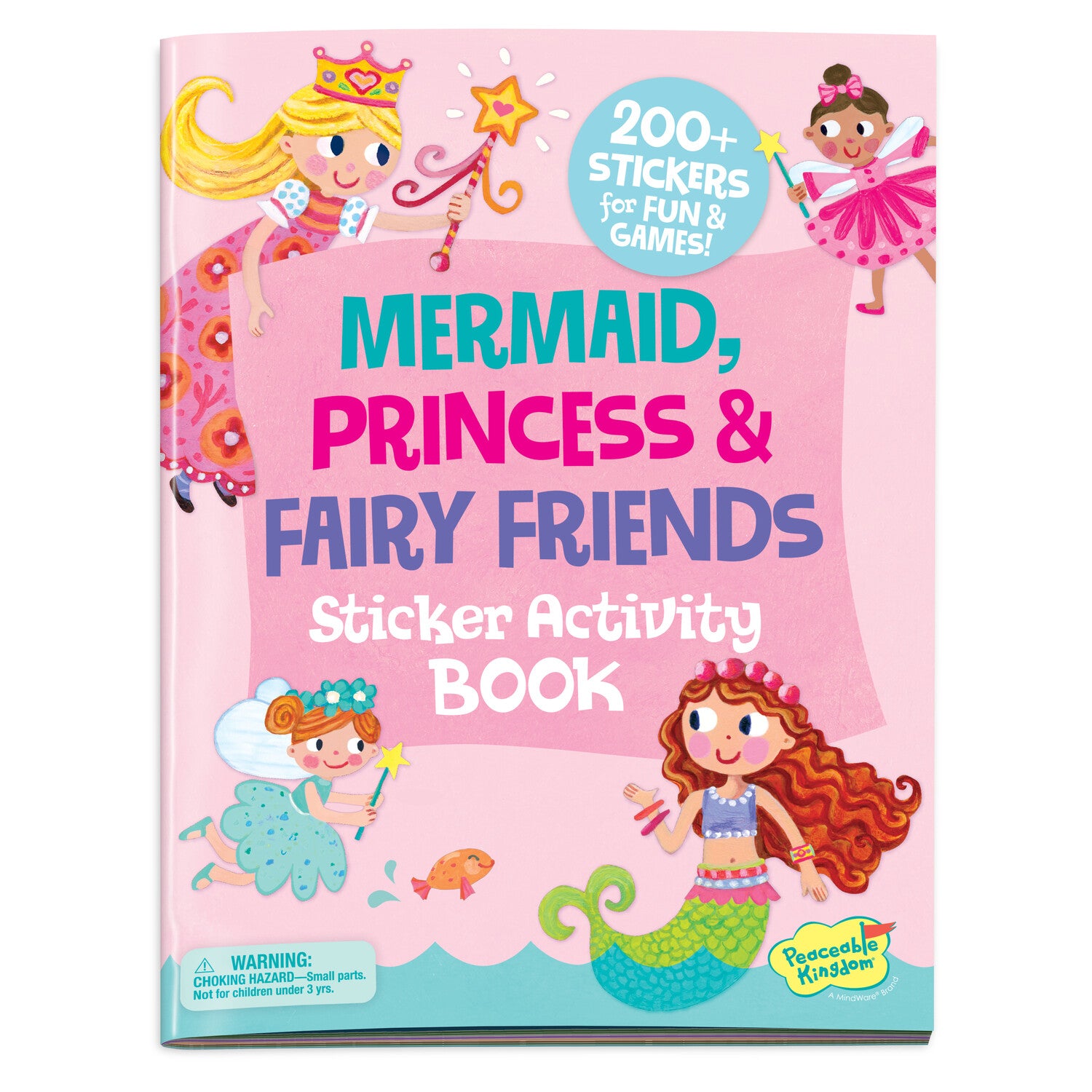 Sticker Activity Book - Mermaid, Princess & Fairy Friends by Peaceable Kingdom image 0
