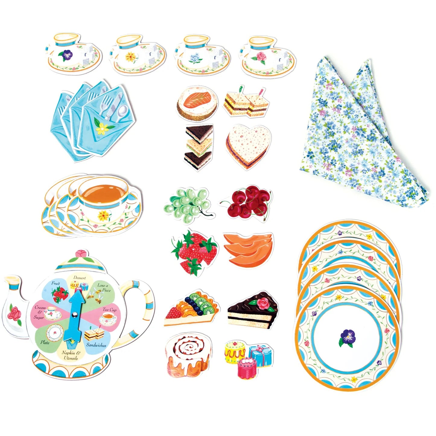 eeBoo Spinner Game - Tea Party image 2