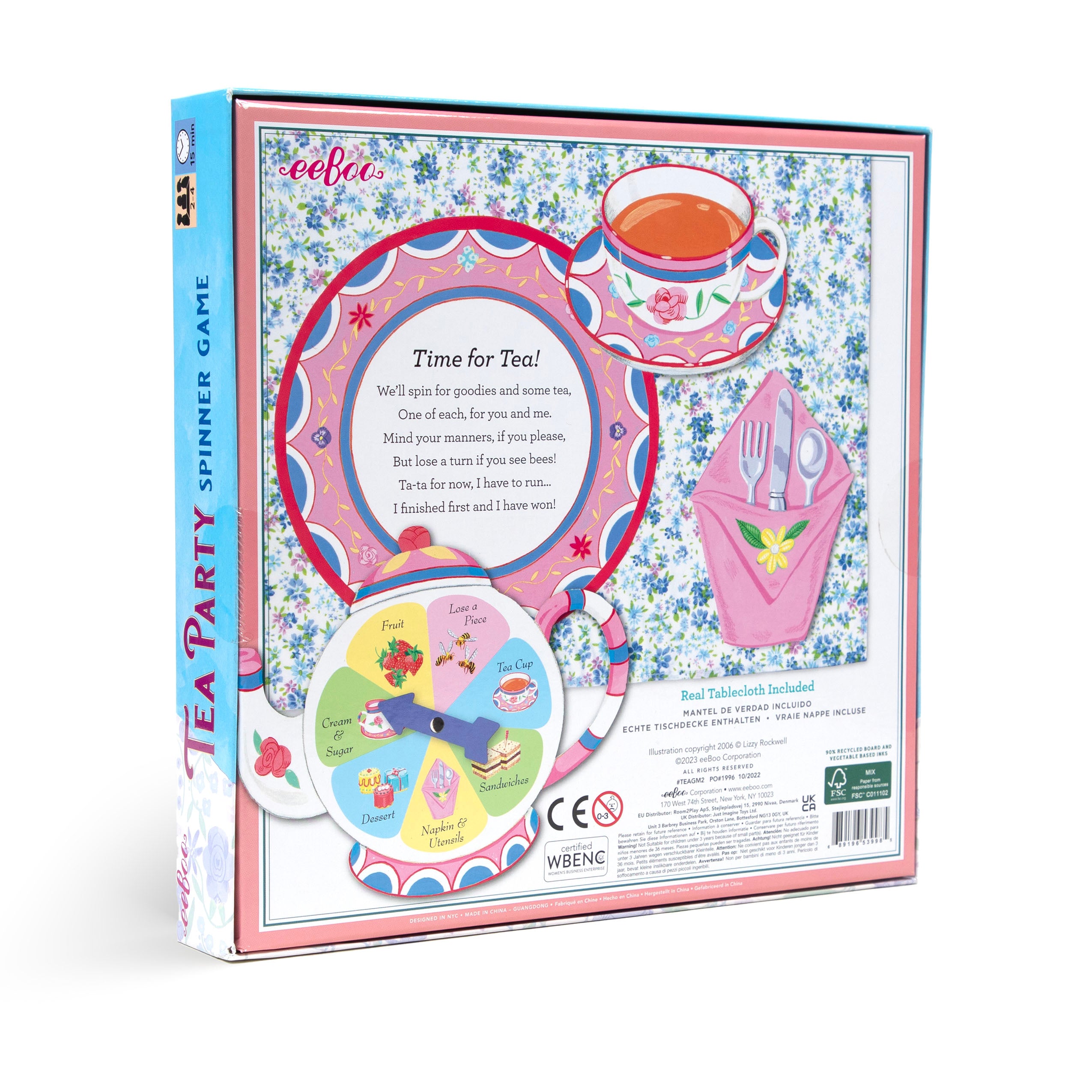 eeBoo Spinner Game - Tea Party image 5