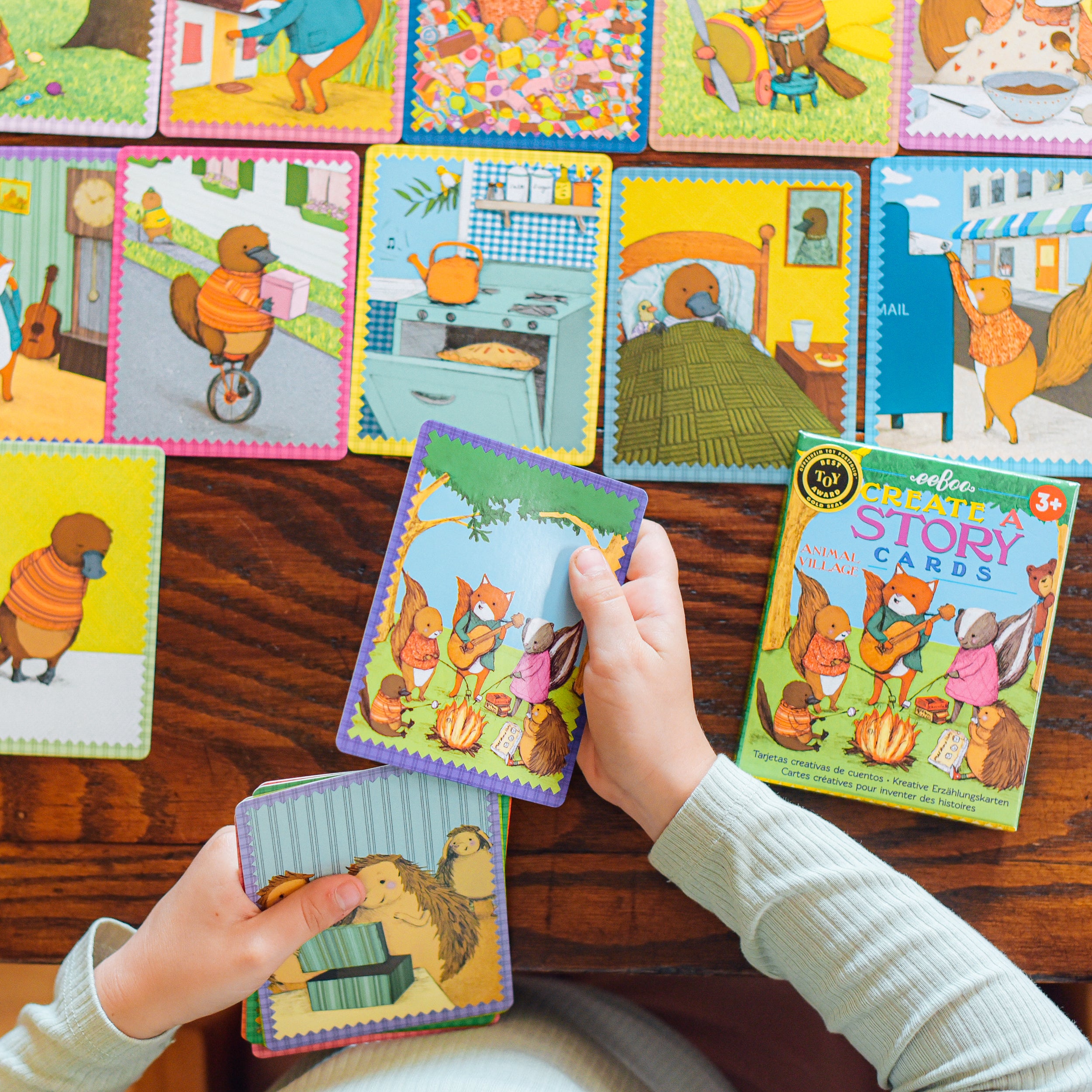 eeBoo Create A Story Cards - Animal Village image 2