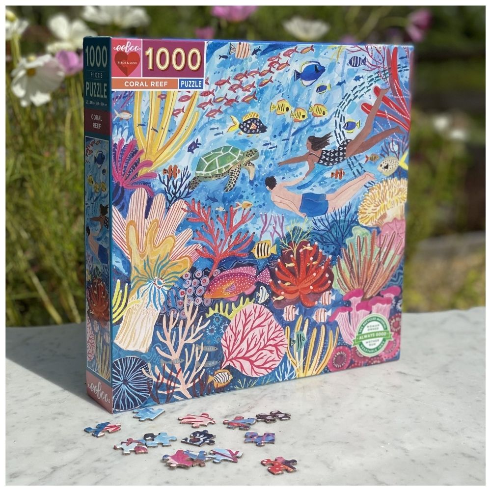 eeBoo 1000 Piece Jigsaw Puzzle - Coral Reef