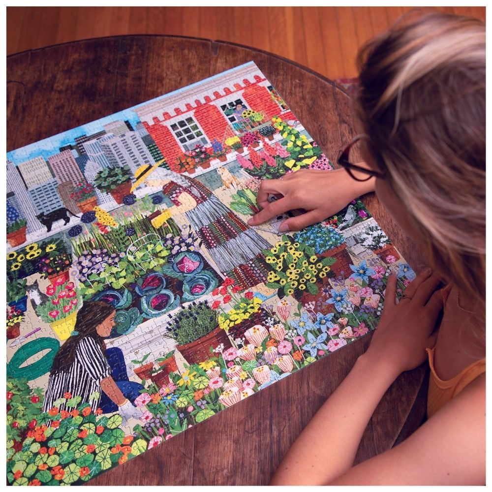 eeBoo 1000 Piece Jigsaw Puzzle - Urban Gardening