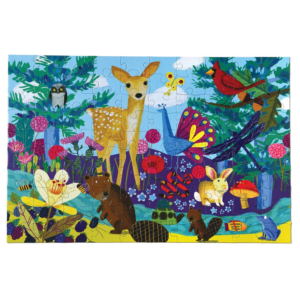 eeBoo 100 Piece Jigsaw Puzzle - Life On Earth