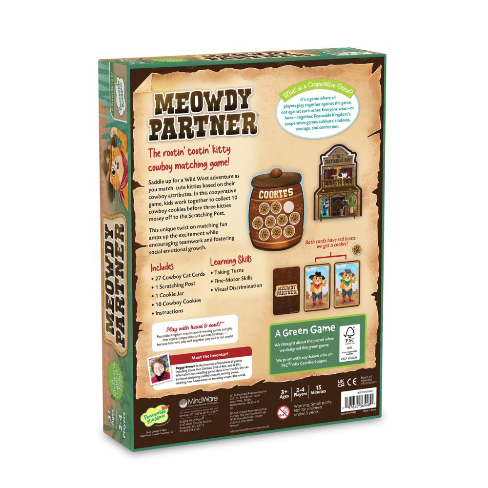 Cooperative Game - Peaceable Kingdom Meowdy Partner image 6
