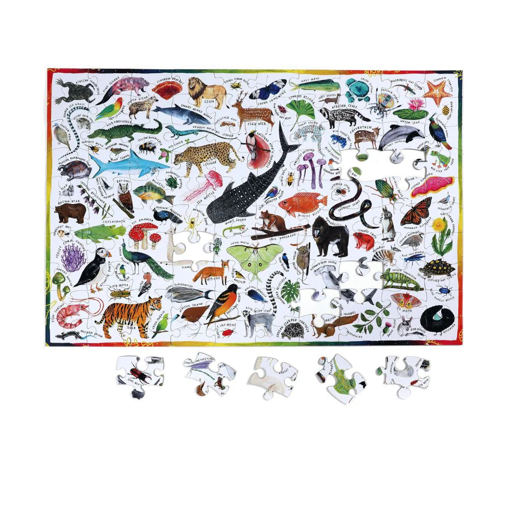 eeBoo 100 Piece Jigsaw Puzzle - Beautiful World image 1