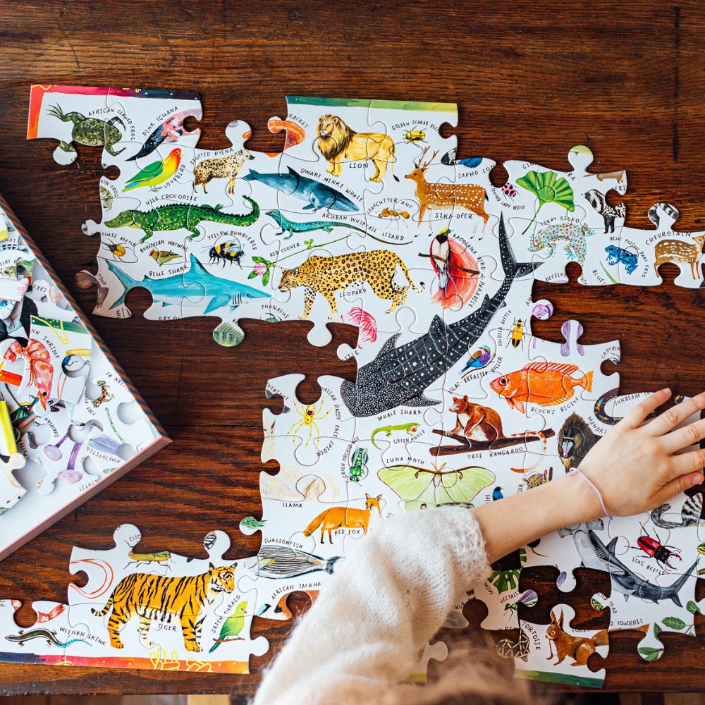 eeBoo 100 Piece Jigsaw Puzzle - Beautiful World image 3