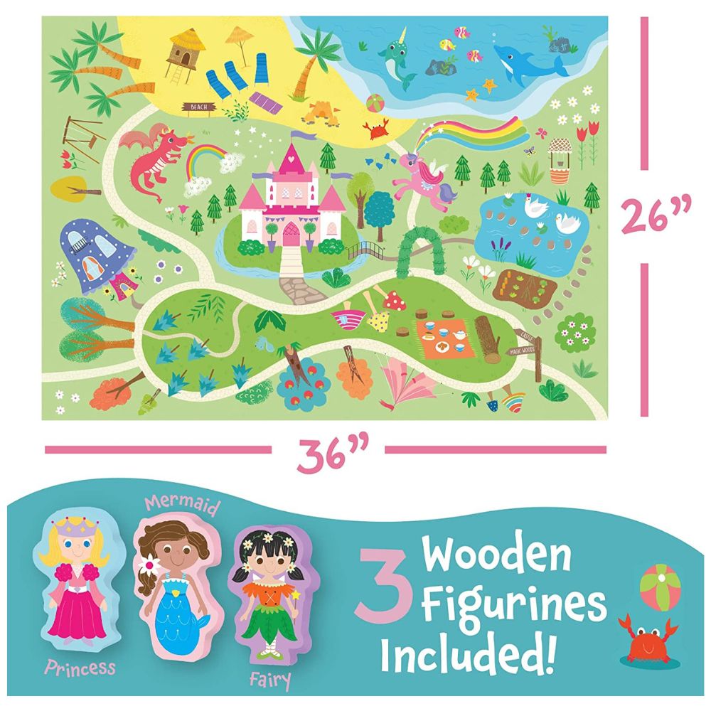 Peaceable Kingdom Puzzle & Play - Fantasy Funland